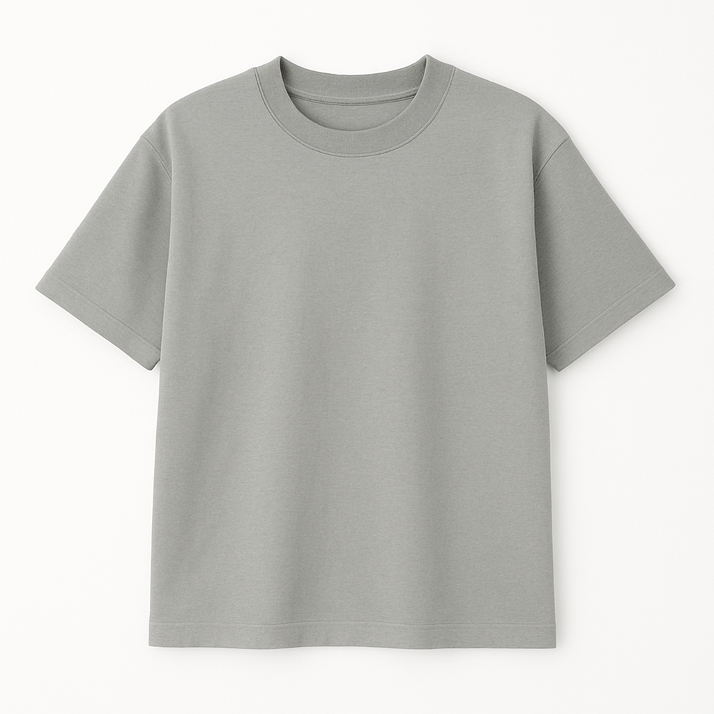 Steel Grey Oversized T-Shirt