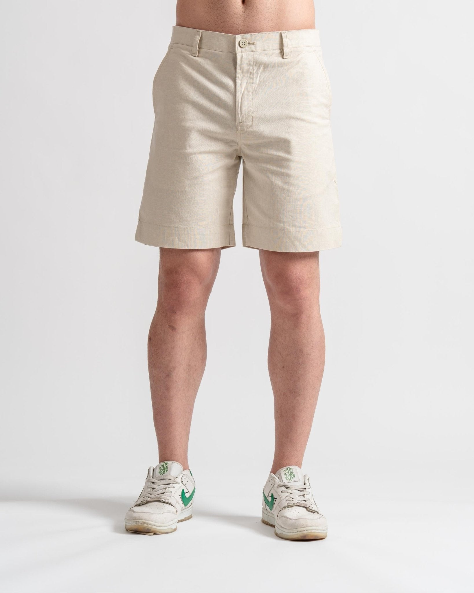 Woven Shorts Relaxed Fit off white