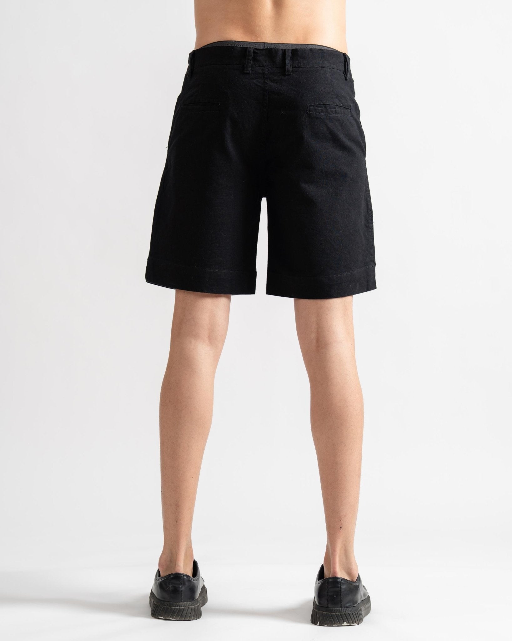 Woven Shorts Relaxed Fit Black