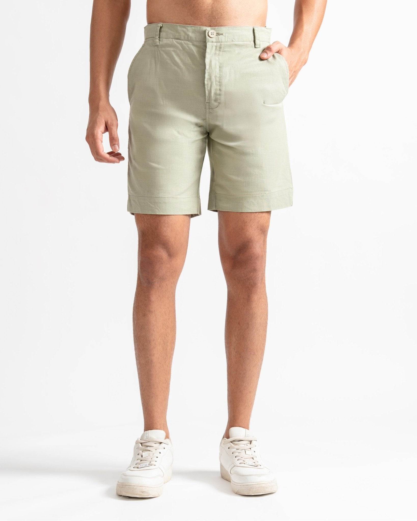 Woven Shorts Relaxed Fit Sage