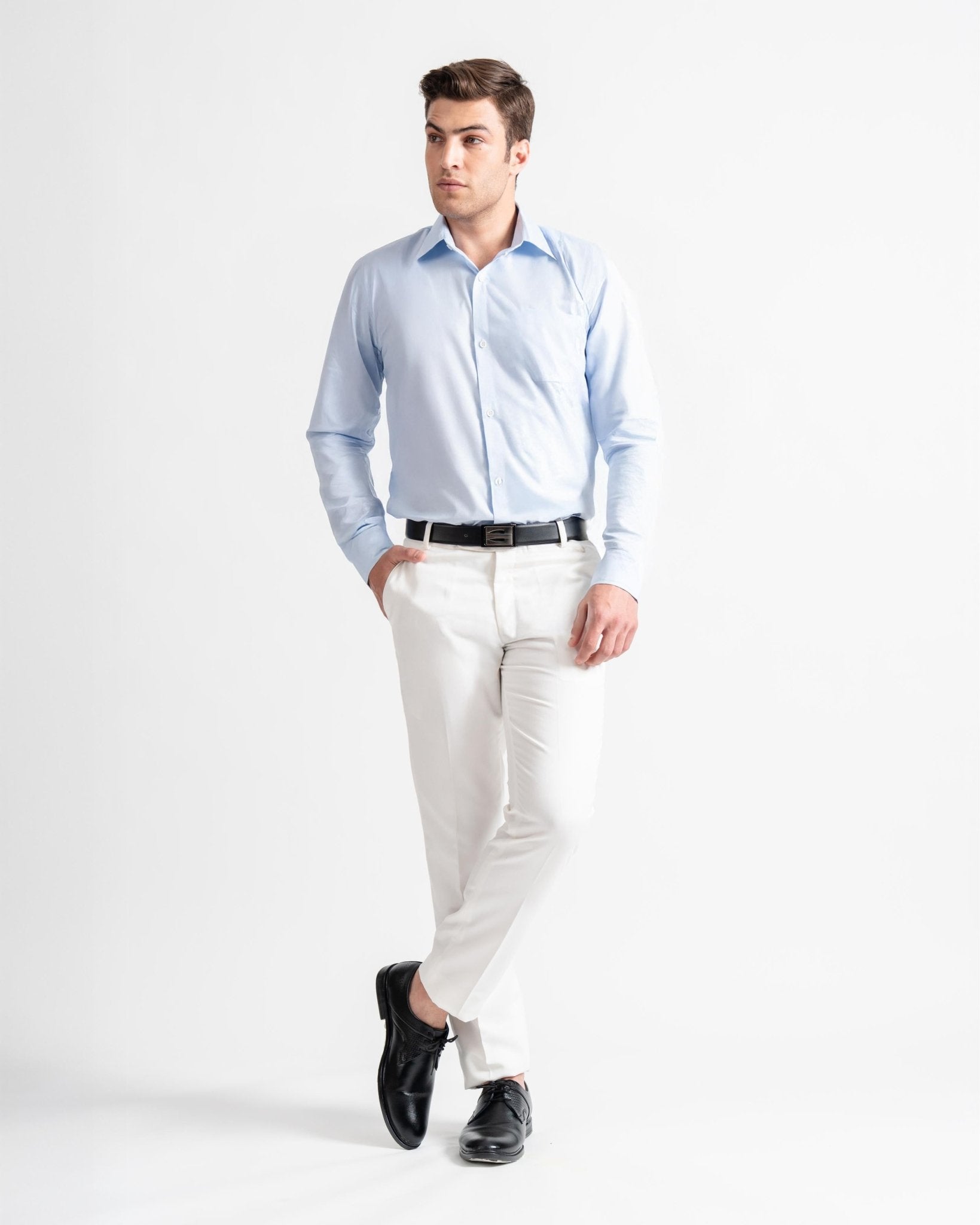 Formal Shirt Tailored Fit Powdered Blue