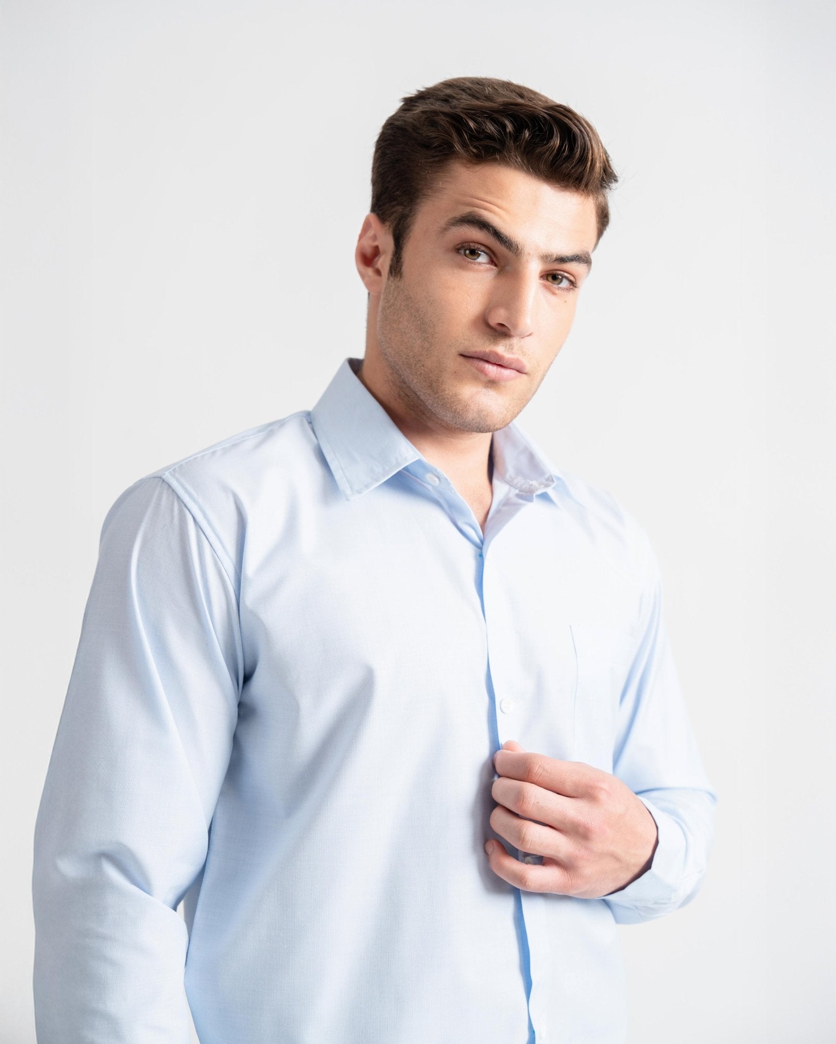 Formal Shirt Tailored Fit Powdered Blue