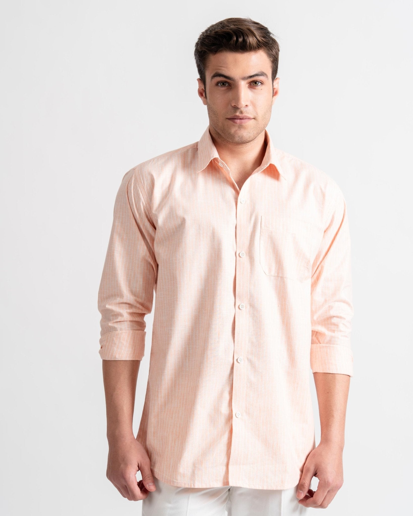 Linen Slim Fit Casual Shirt