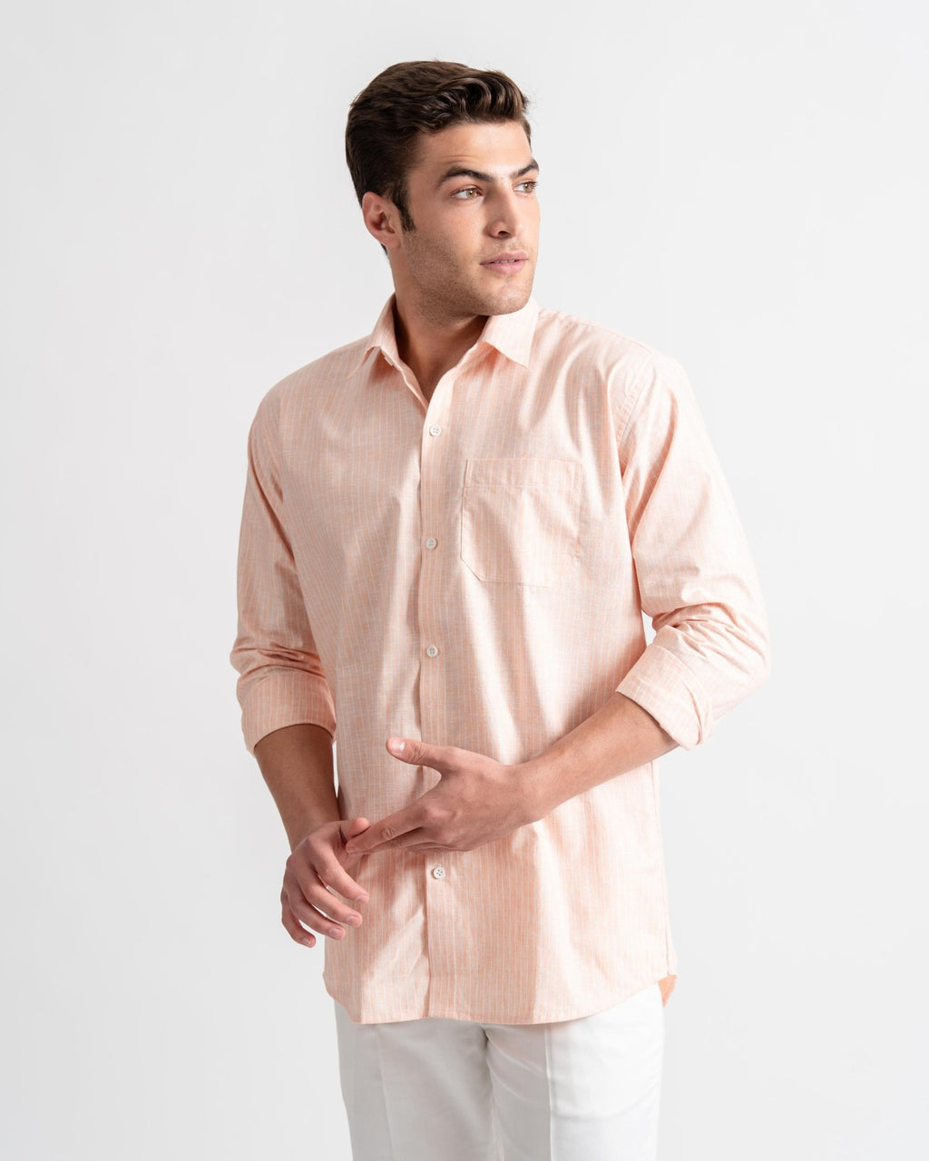 Linen Slim Fit Casual Shirt