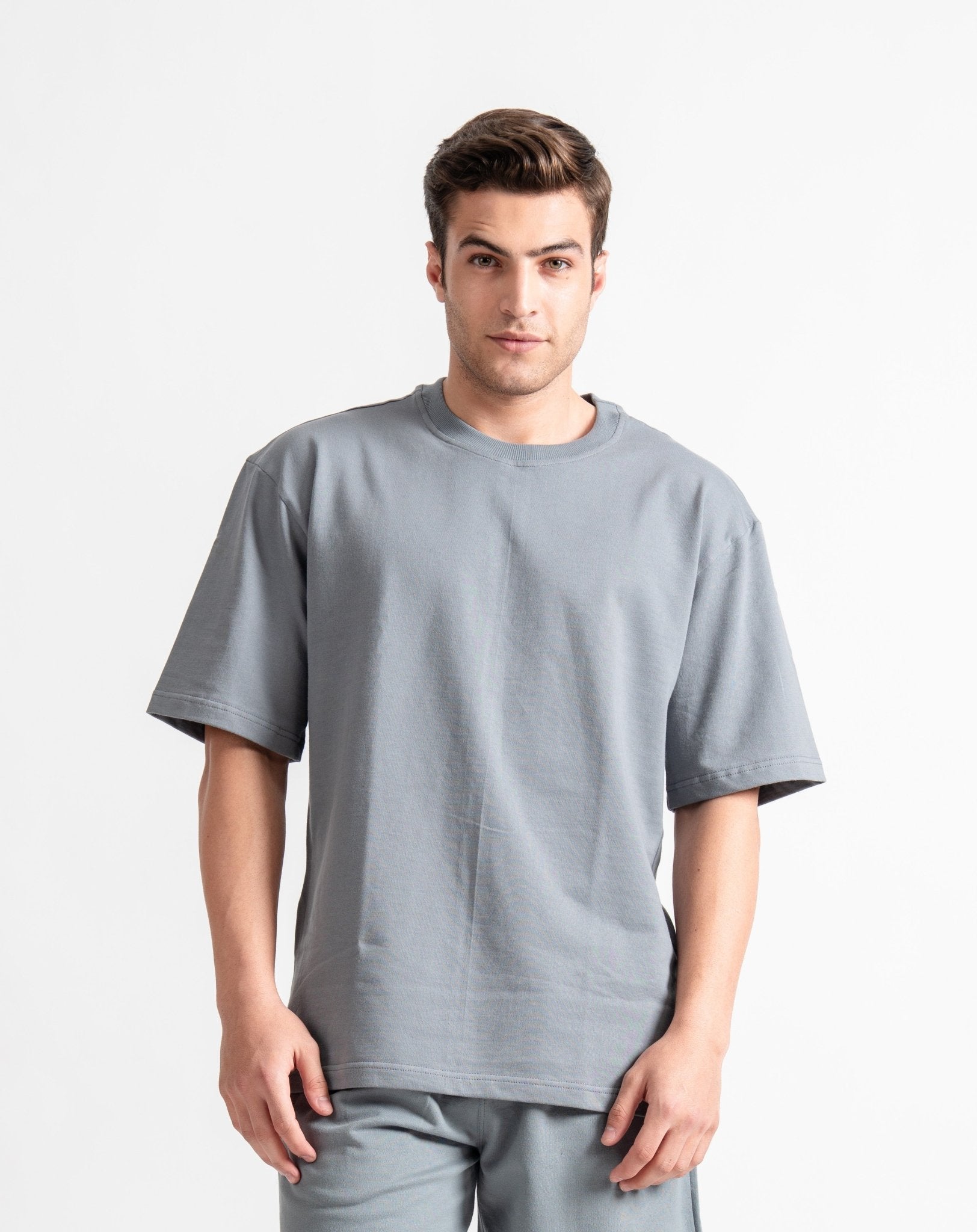 Steel Grey Oversized T-Shirt
