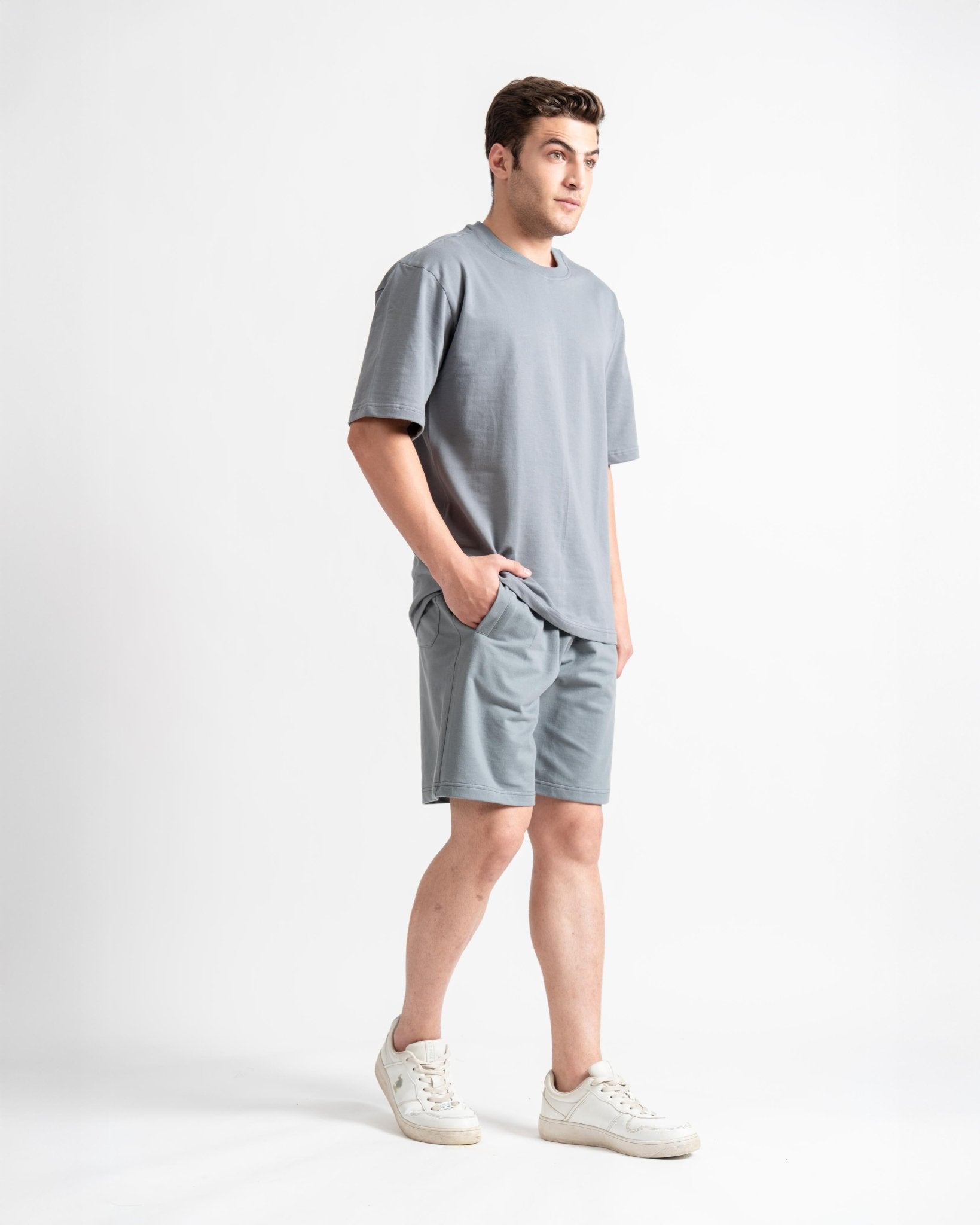 Steel Grey Oversized T-Shirt