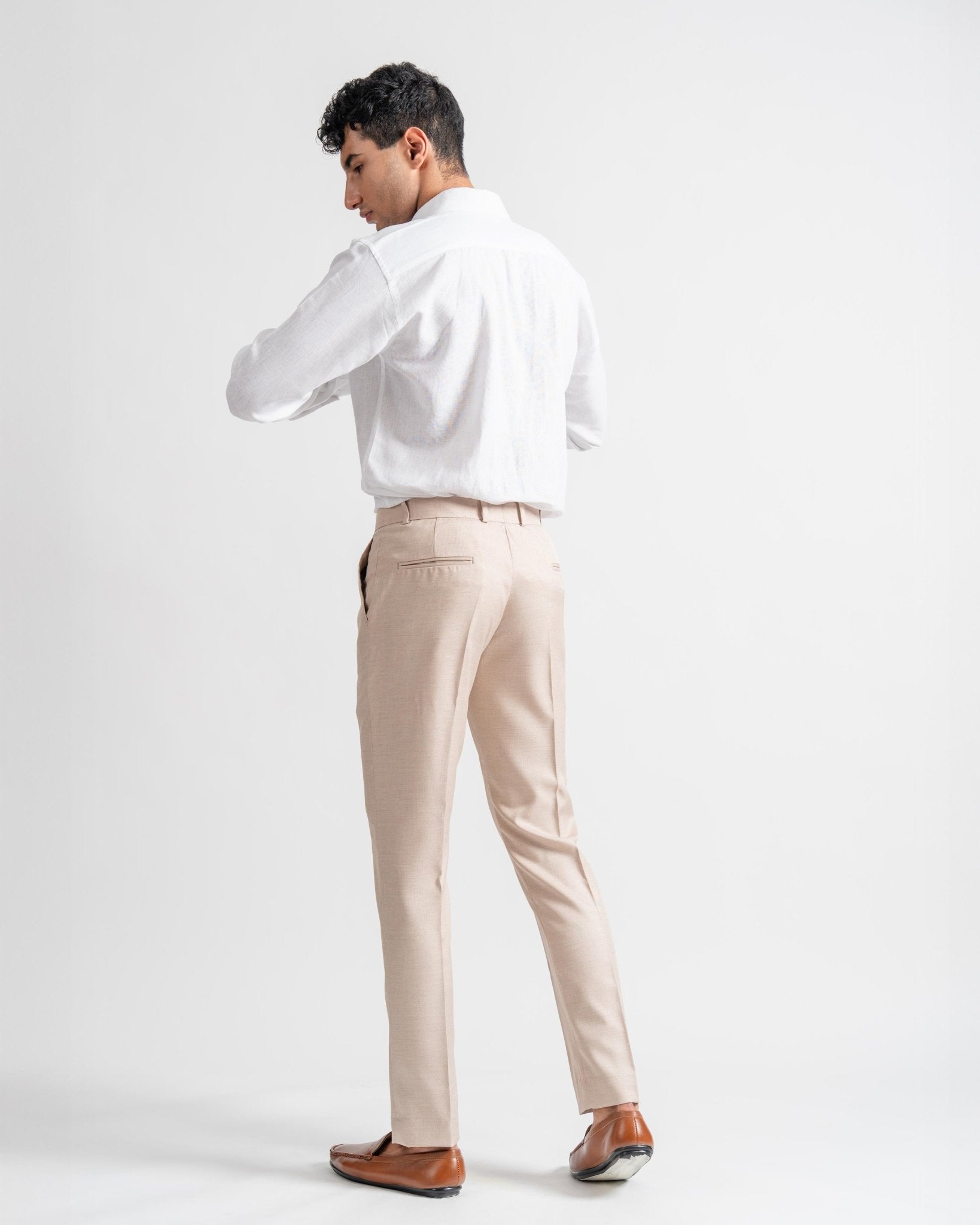 Formal Trouser  Slim Fit Brown