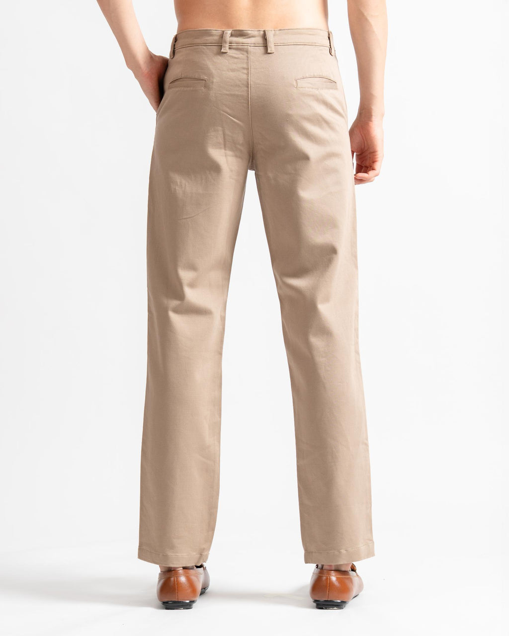 Chinos Slim Tapered Fit Light Brown