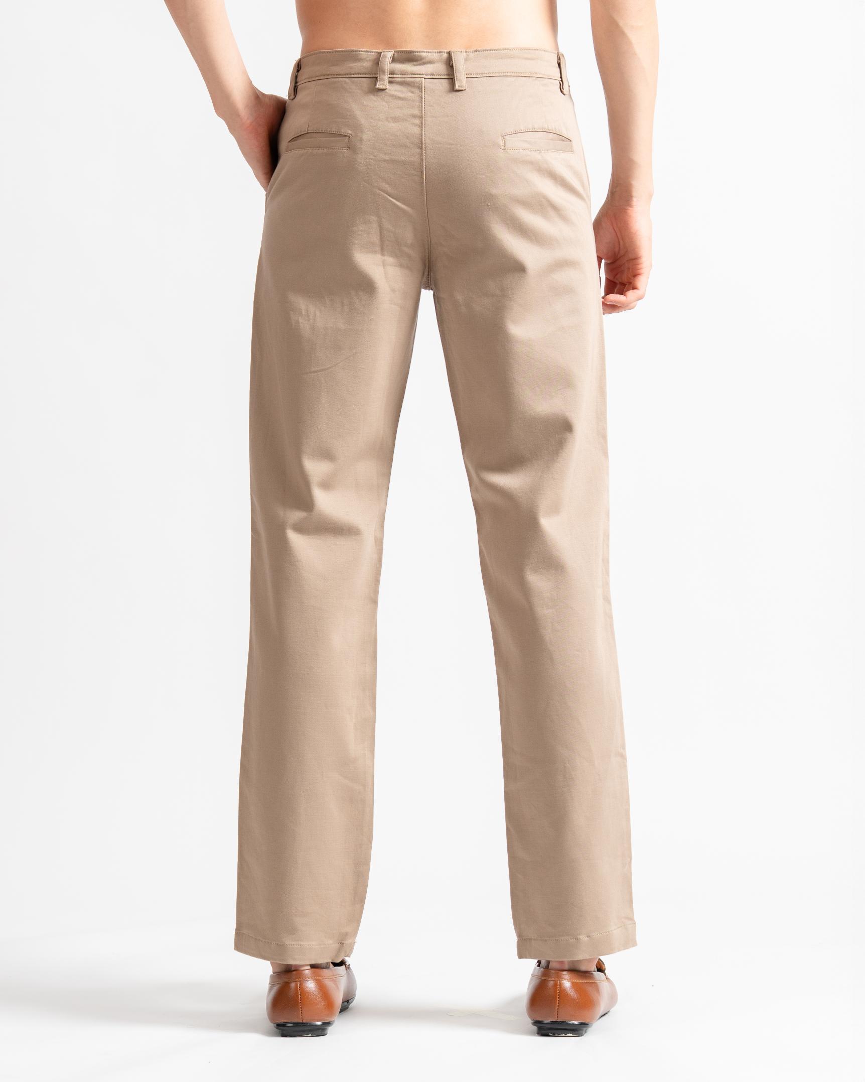 Chinos Slim Tapered Fit Light Brown