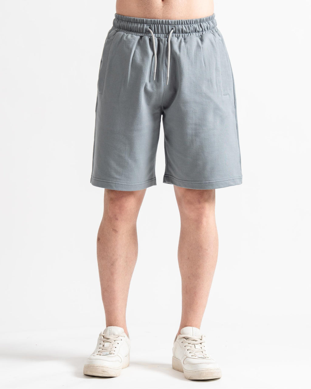 Knitted Shorts Easy Fit Grey