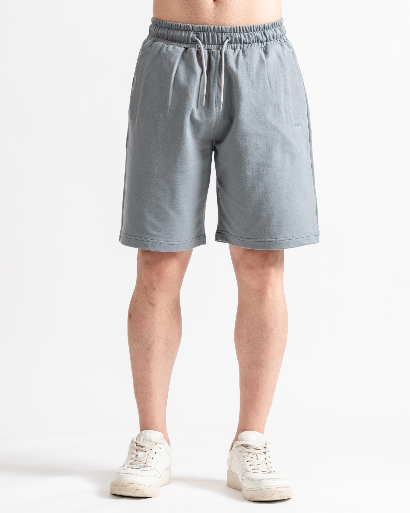 Knitted Shorts Easy Fit Grey