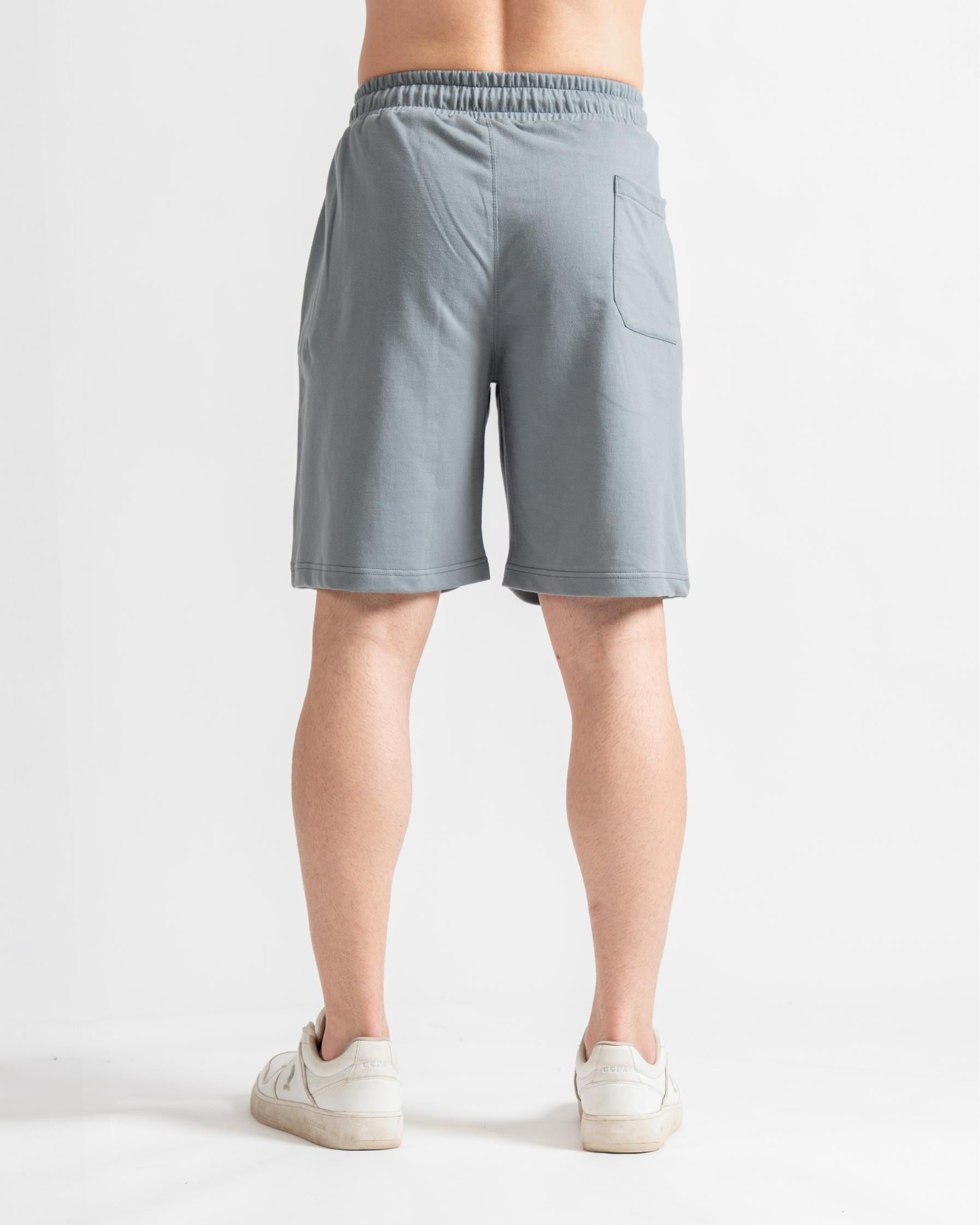 Knitted Shorts Easy Fit Grey