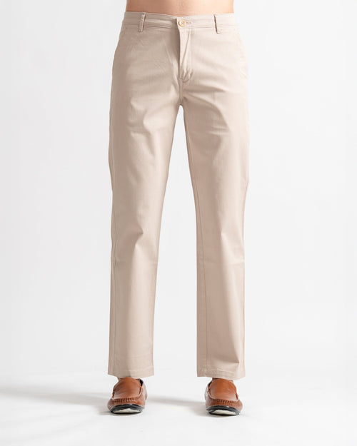 Chinos Slim Tapered Fit Beige