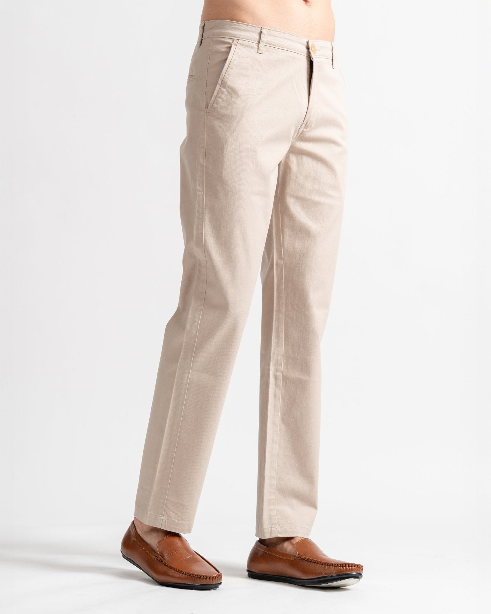 Chinos Slim Tapered Fit Beige