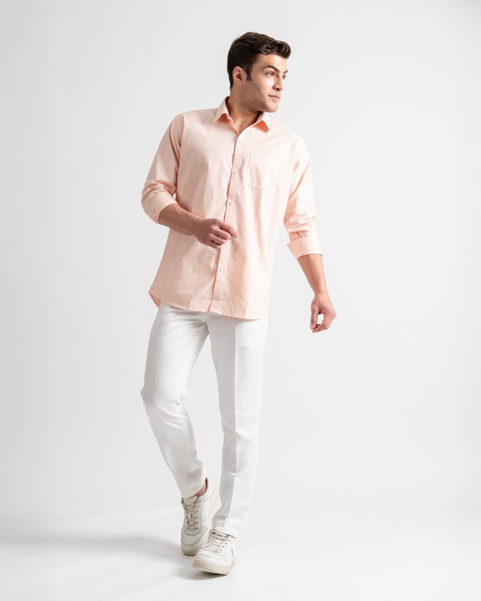 Linen Slim Fit Casual Shirt