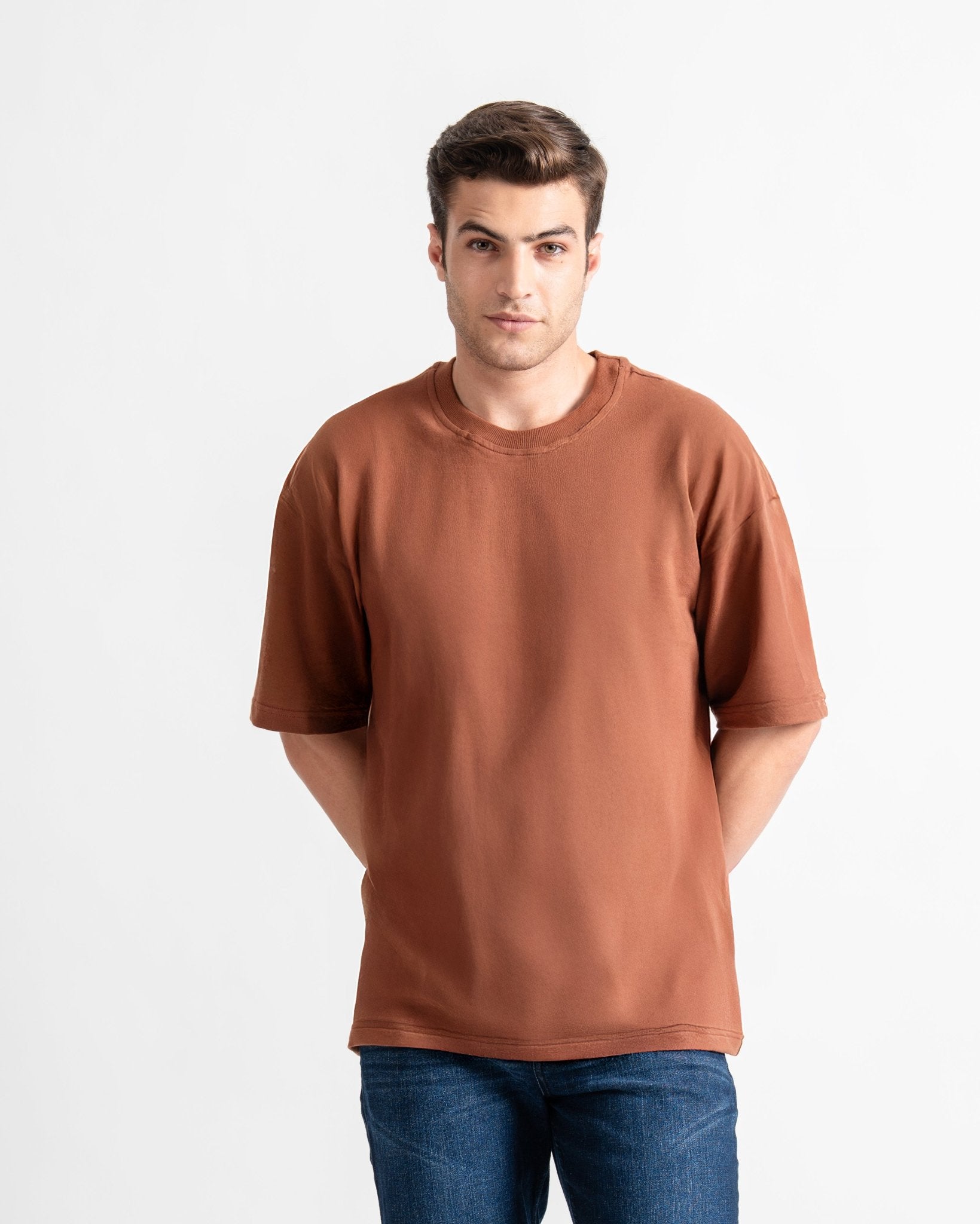 Oversized Rust Brown T-shirt