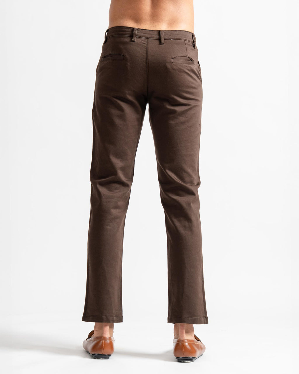 Chinos Slim Tapered Fit Dark Brown