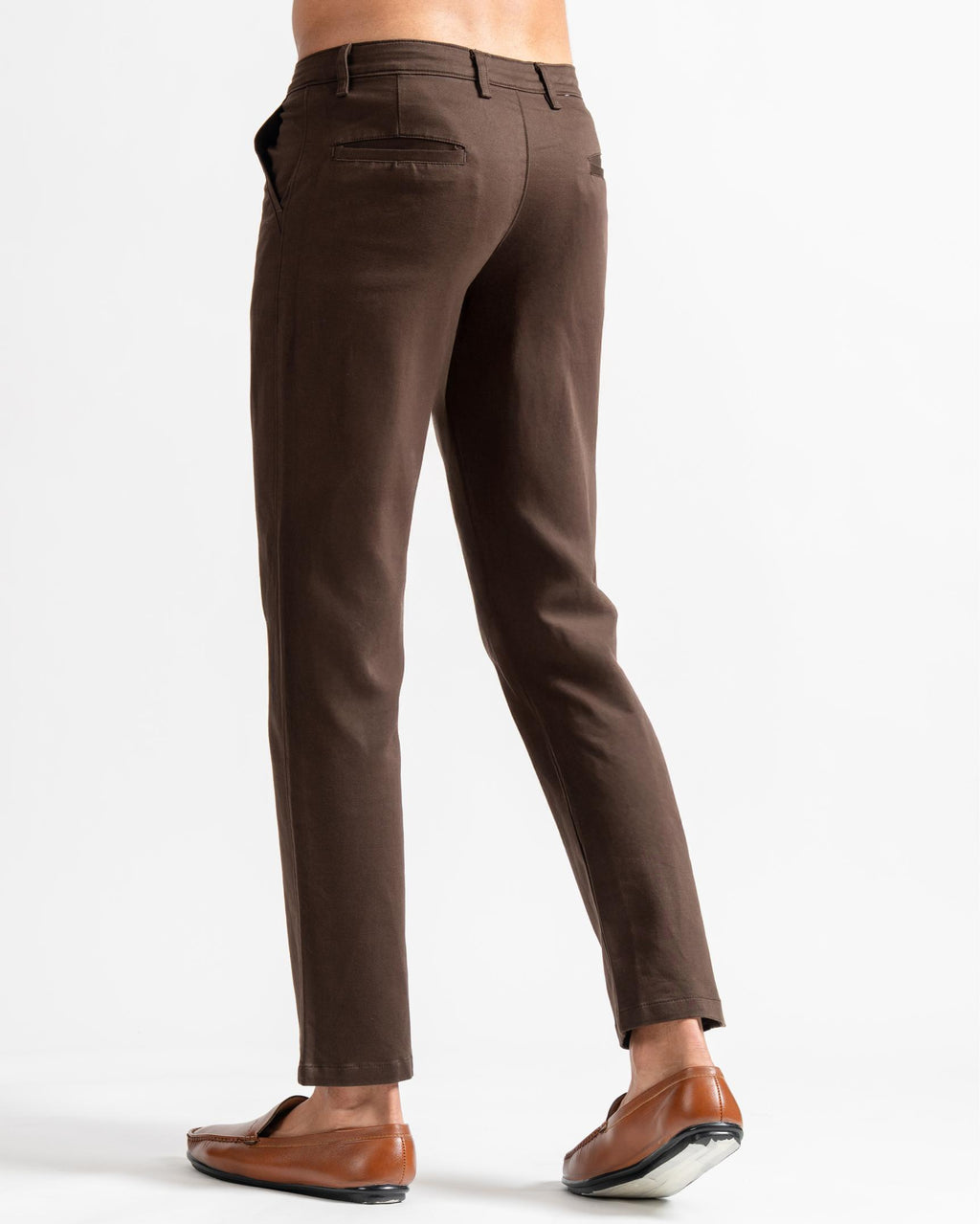Chinos Slim Tapered Fit Dark Brown