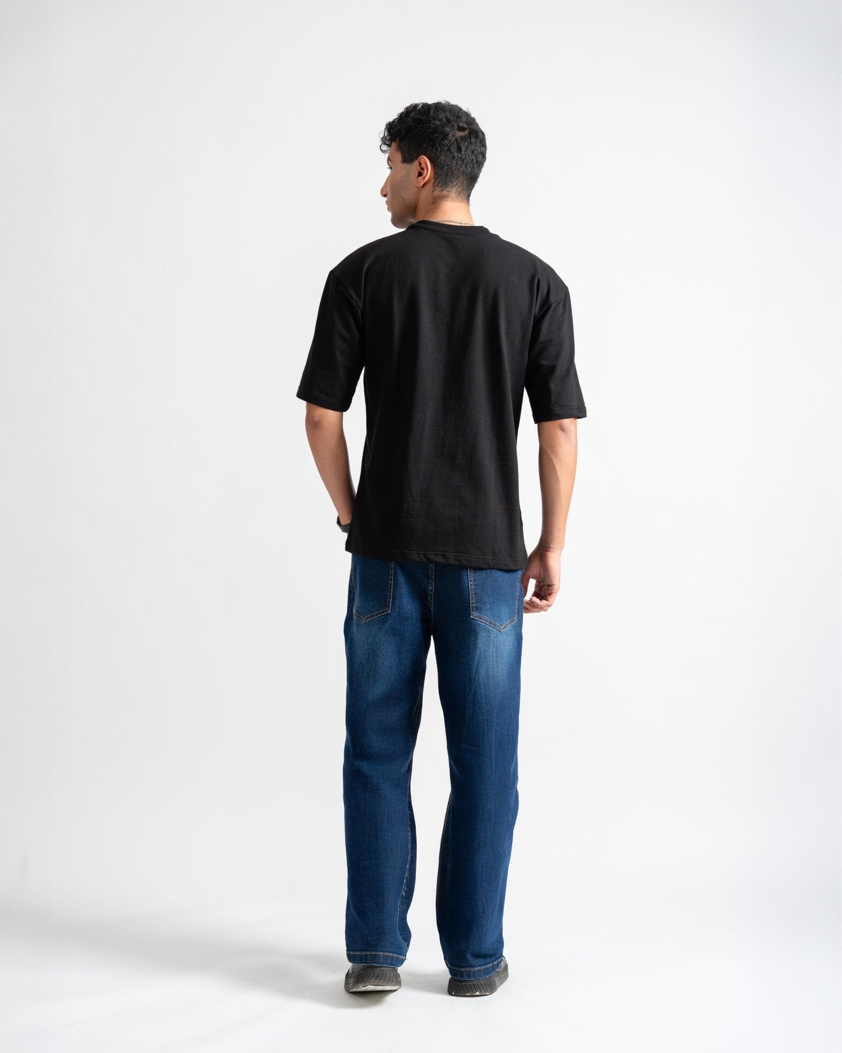 Jet Black Oversized T-Shirt