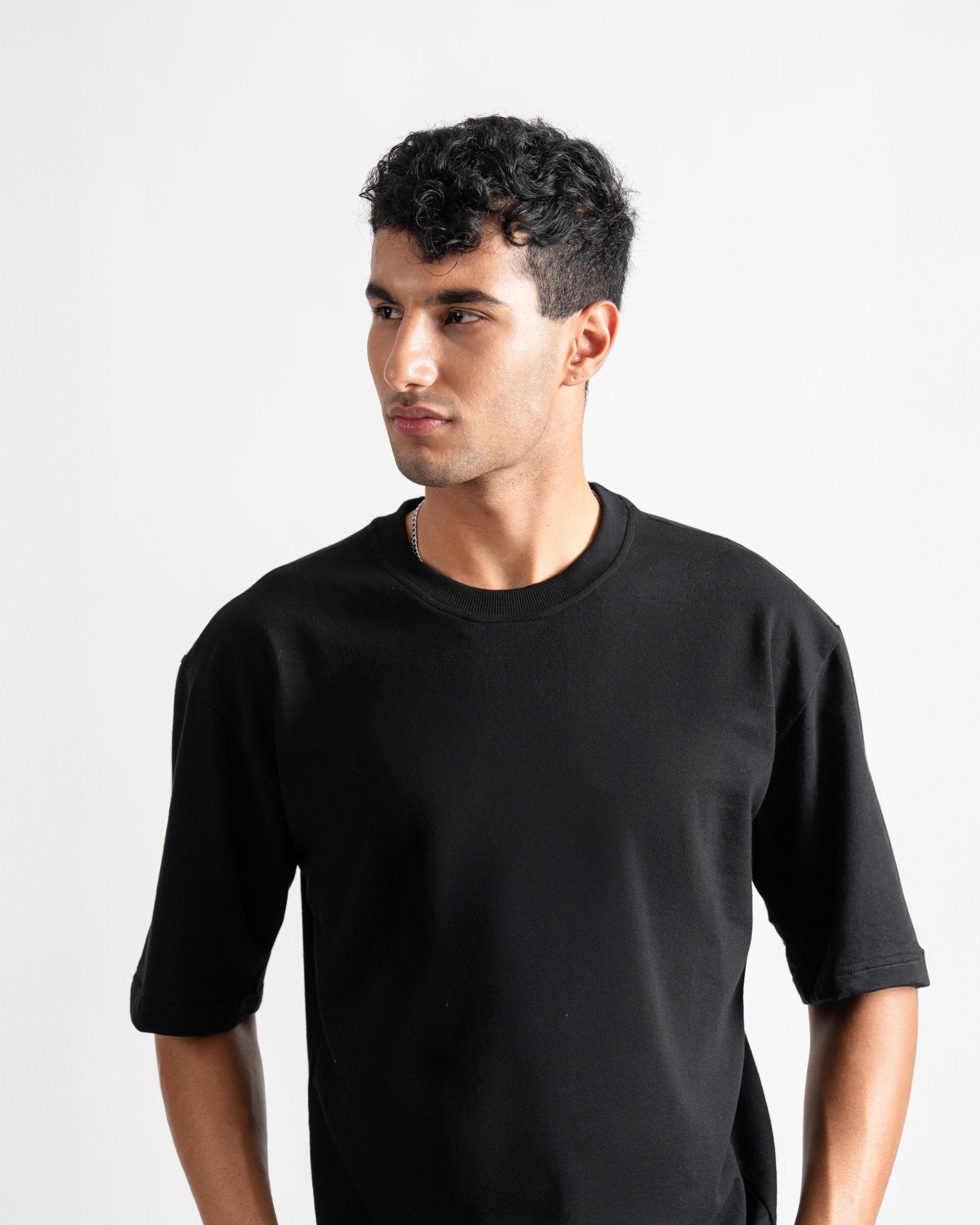 Jet Black Oversized T-Shirt